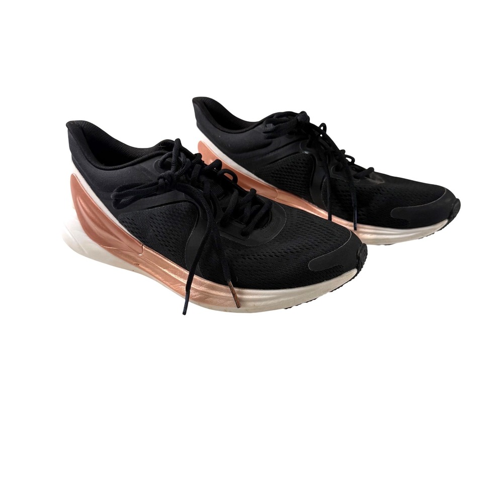Lululemon Blissfeel Run Running Shoes Black Rose Gold Women's Size 8.5